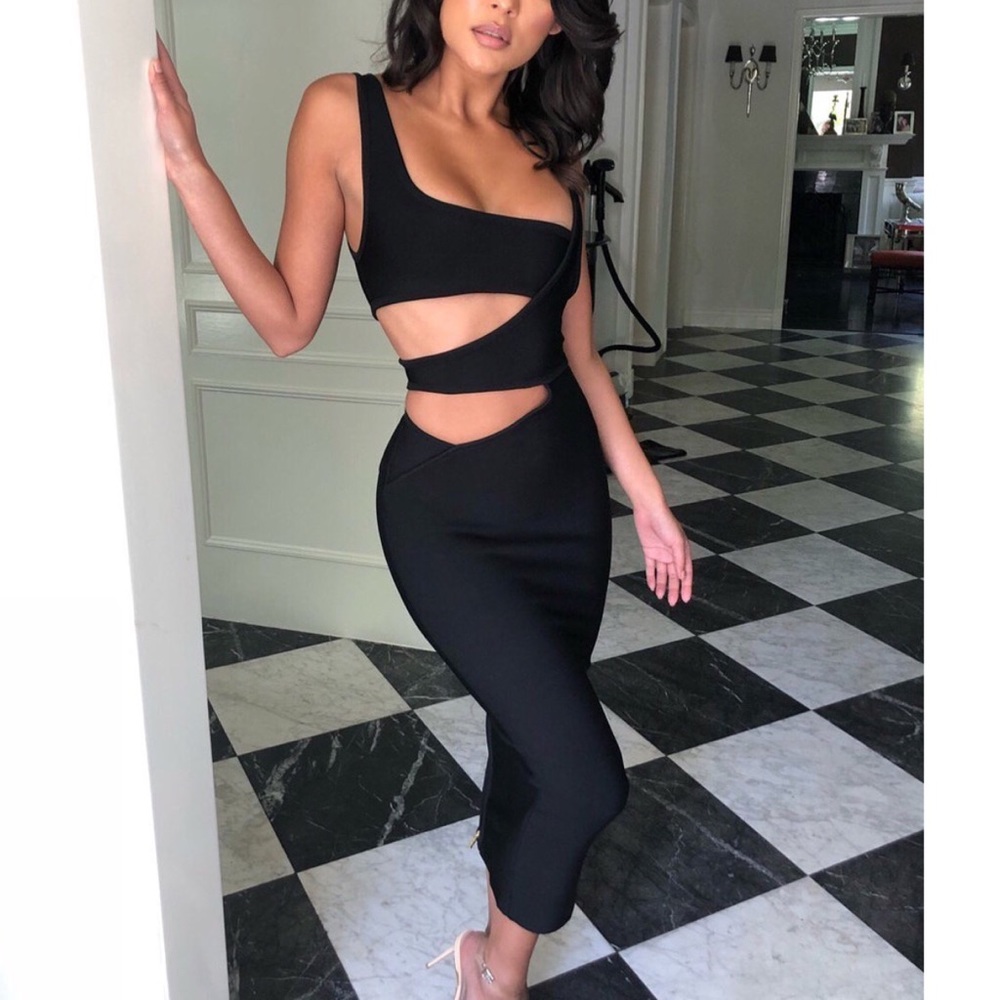 ON HOLD ❌ HOUSE OF CB XS Miya Bandage  Midi Dress - Picture 10 of 16